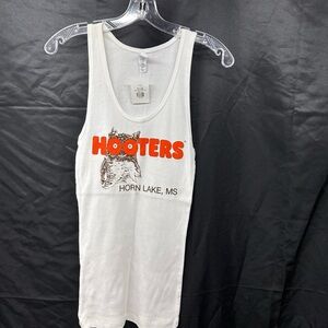 White Hooters Tank Top